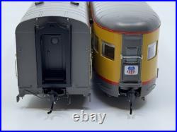 HO MTH 80-3258A Union Pacific Streamlined Combine Observation Passenger Set UP