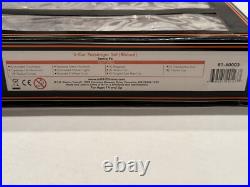 HO MTH 80-60003 Santa Fe 5 Car Passenger Set (Ribbed) ATSF Metal Wheels