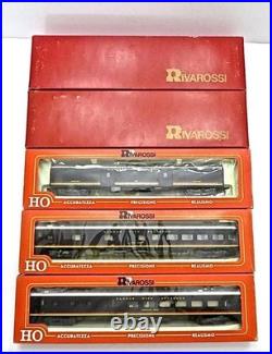 HO RIVAROSSI 5 Kansas City Southern Smooth Side Passenger Set Full Interiors