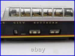 HO RIVAROSSI 5 Kansas City Southern Smooth Side Passenger Set Full Interiors