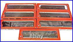 HO Rivarossi IHC Pennsylvania Heavyweight Passenger Car Set of 7 New Old Stock