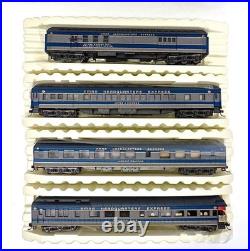 HO Rivarossi NMRA Pacific 4-6-2 Steam Locomotive Set with 4 Passenger Car New OS