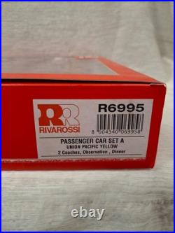HO Rivarossi R6995 Passenger Car Set A Union Pacific Yellow