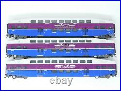 HO Scale Athearn 2590 ACE Altamont Commuter Bombardier Coach Passenger Car Set