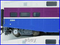HO Scale Athearn 2590 ACE Altamont Commuter Bombardier Coach Passenger Car Set
