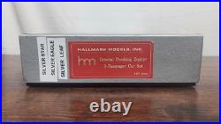 HO Scale Hallmark General Pershing Zephyr 3 Car Burlington Zephyr passenger set