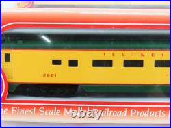 HO Scale IHC Premier IC Illinois Central PS Smooth-Side Passenger 5-Car Set