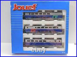 HO Scale JOUEF HJ4017 SNCF TGV Duplex Set of (3) Passenger Car Trains NICE RARE