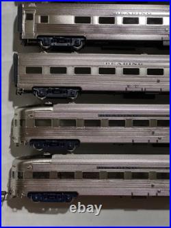 HO Scale MTS Imports AJIN/OMI Brass Reading Crusader 5 Car Passenger Train Set