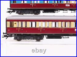 HO Scale Marklin 43108 DRG German Ruhr Express Service 3-Car Passenger Set HO Scale Marklin 43108 DRG German Ruhr Express Service 3-Car Passenger Set