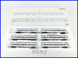 HO Scale Marklin 43600 AMTK Amtrak Railroad Passenger Car Set 6-Pack