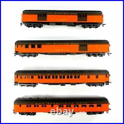 HO Scale Milwaukee Road 1920s Passenger with Interiors 4-Car Set A, Rivarossi 6904