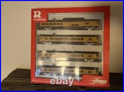 HO Scale Rivarossi R6997 UP Union Pacific 4-Car Excursion Passenger Set A (READ)