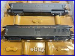 HO Scale Roundhouse Rio Grande Denver Overland Passenger Car Set 84823