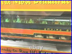 HO Walthers Great Northern Empire Builder 11 car set, awesome colors and detail