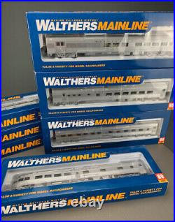 HO Walthers Mainline CB&Q 7 Car Passenger Set + A/B/A Locos DCC/SND NIB! HO2148