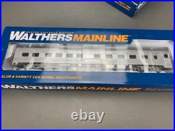 HO Walthers Mainline CB&Q 7 Car Passenger Set + A/B/A Locos DCC/SND NIB! HO2148