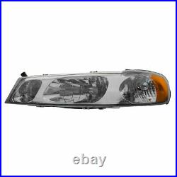 Headlights Headlamps Left & Right Pair Set NEW for 98-02 Lincoln Town Car