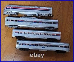 Ho Scale Amtrak Locomotive 4-car Passenger Set Life-like Model Train Collectible