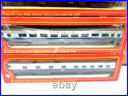 IHC HO 8 Car Passenger Set Sante Fe NIB Diner sleeper roomette vista dome baggag