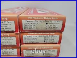 IHC HO Complete Set 8 Passenger Car Interior Kits Smooth or Corrugated