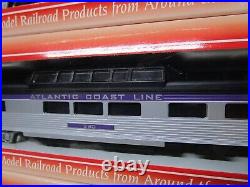 IHC Rivarossi HO Scale ACL Atlantic Coast Line Corrugated Passenger Car Set NOS
