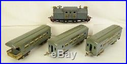 IVES GREYHOUND SET With#3257R ELECTRIC LOCO &141-142 PASSENGER CARS-VG+ ORIG