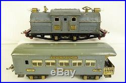 IVES GREYHOUND SET With#3257R ELECTRIC LOCO &141-142 PASSENGER CARS-VG+ ORIG