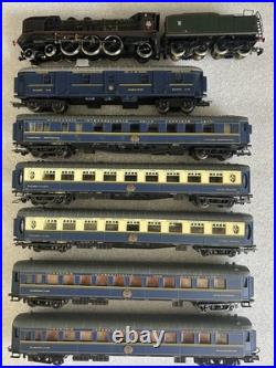 Jouef HO Scale Passenger Car Set (6) and Locomotive 4-6-2 Cars