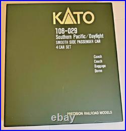 KATO 106029 Southern Pacific Daylight Smooth Side Passenger Car 4Car Set G2U