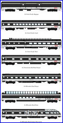 KATO 106102 N SCALE CN Transcontinental 7 Car Passenger Set 106-102 NEW