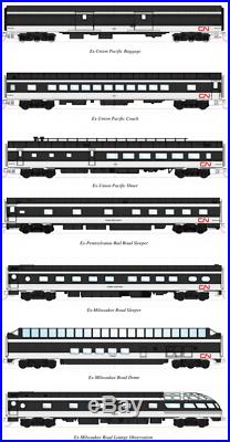 KATO 106102 N SCALE CN Transcontinental 7 Car Passenger Set 106-102 NEW JUST OUT