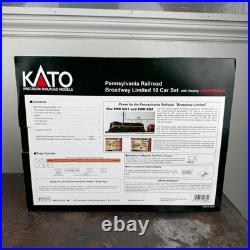 KATO 106-068 Pennsylvania Broadway Limited 10-Car Passenger Set N-SCALE