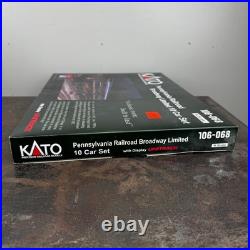 KATO 106-068 Pennsylvania Broadway Limited 10-Car Passenger Set N-SCALE