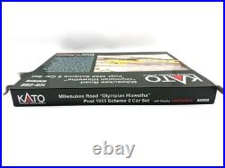 KATO 106-089 N Scale Milwaukee Road Olympian Hiawatha 9-Car Passenger Set