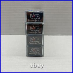 KATO 106-1502 Atchison Topeka Santa Fe Corrugated Passenger 4 Car Set A KATO 106-1502 Atchison Topeka Santa Fe Corrugated Passenger 4 Car Set A