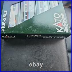 KATO #106-3502 N scale Amtrak Superliner Passenger Car Phase? Set B 4x Trains