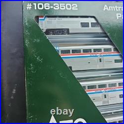 KATO #106-3502 N scale Amtrak Superliner Passenger Car Phase? Set B 4x Trains