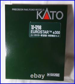 KATO 10-1298 Eurostar e300 4 Car Add on Passenger Set / N Scale / NIB