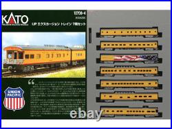 KATO 10-706-4 Union Pacific Excursion Train 7-Car N Gauge Passenger Set New JPN