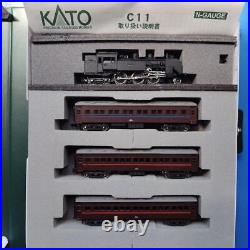 KATO C11 old passenger car set with book case 299043