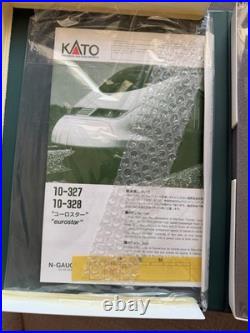 KATO Eurostar N Gauge Passenger Car 8-Car Set Analog MPN 10-327 10-328