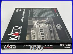 KATO N 106-055 California Zephyr 11 CAR PASSENGER SET WithDISPLAY UNITRACK KATO N 106-055 California Zephyr 11 CAR PASSENGER SET WithDISPLAY UNITRACK