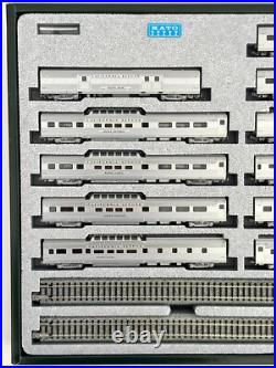 KATO N 106-055 California Zephyr 11 CAR PASSENGER SET WithDISPLAY UNITRACK KATO N 106-055 California Zephyr 11 CAR PASSENGER SET WithDISPLAY UNITRACK