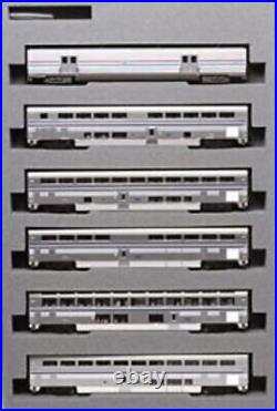 KATO N Gauge Amtrak Super Liner 6-car set Railway model passenger car 101789 New