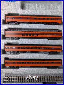 KATO N Milwaukee Road Olympian Complete 9 Car Set with 2 Locomotives FP7A & F7B