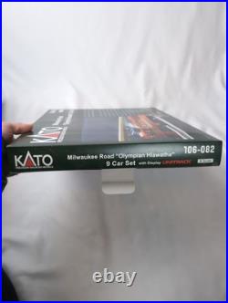 KATO N Milwaukee Road Olympian Complete 9 Car Set with 2 Locomotives FP7A & F7B