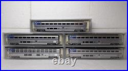 KATO N Scale Amtrak Super liner Phase IV Passenger Car set Of 5