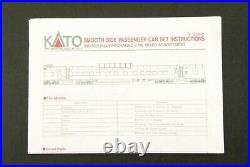 KATO N scale #106-1401 SMOOTHSIDE PASSENGER CAR SET (SET E) Santa Fe 4 Car C-6