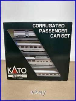 KATO N scale #106-1502 CORRUGATED PASSENGER CAR SET (SET A) 4 Car Set Japan Rare KATO N scale #106-1502 CORRUGATED PASSENGER CAR SET (SET A) 4 Car Set Japan Rare